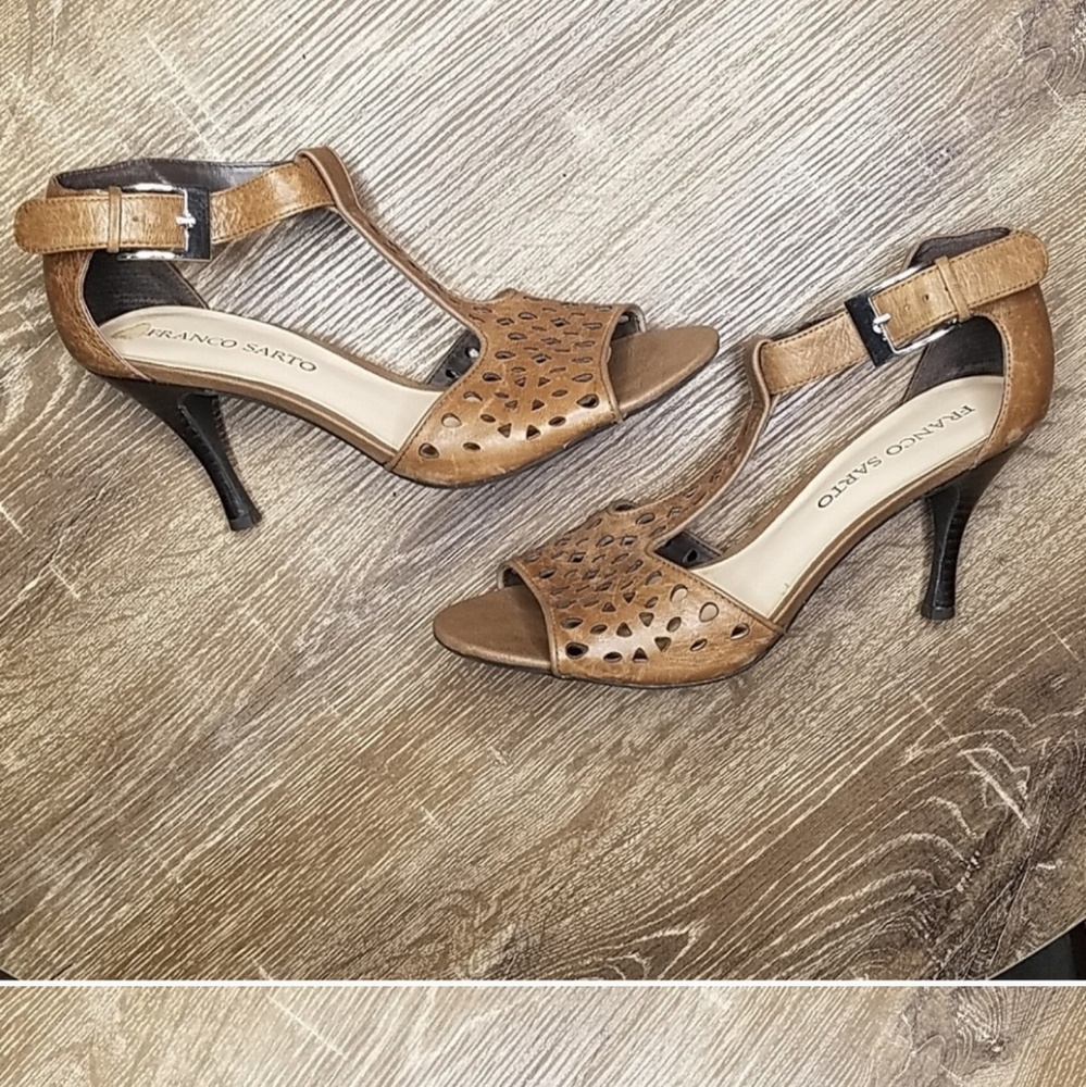 Franco Sarto Ankle Strap Heels